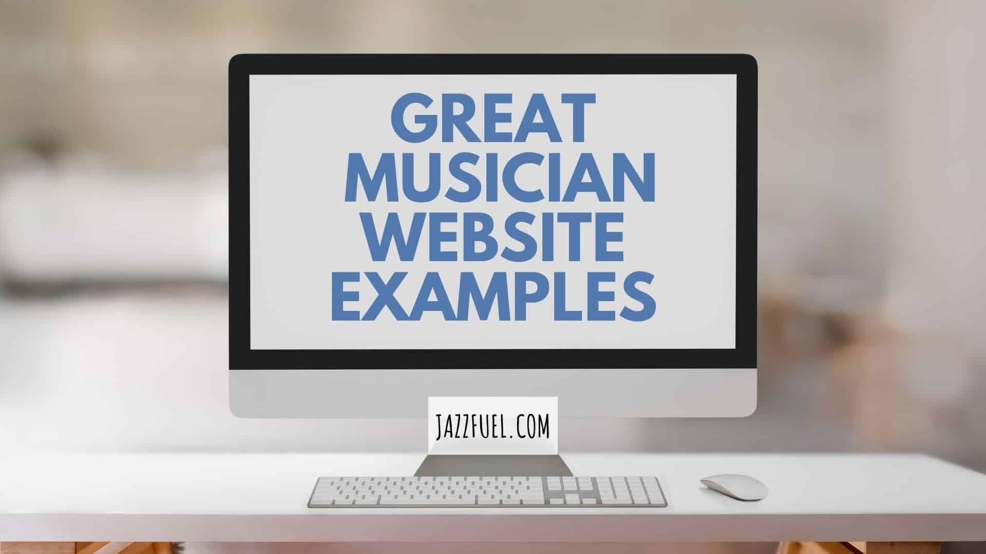 9 Stylish Musician Website Examples