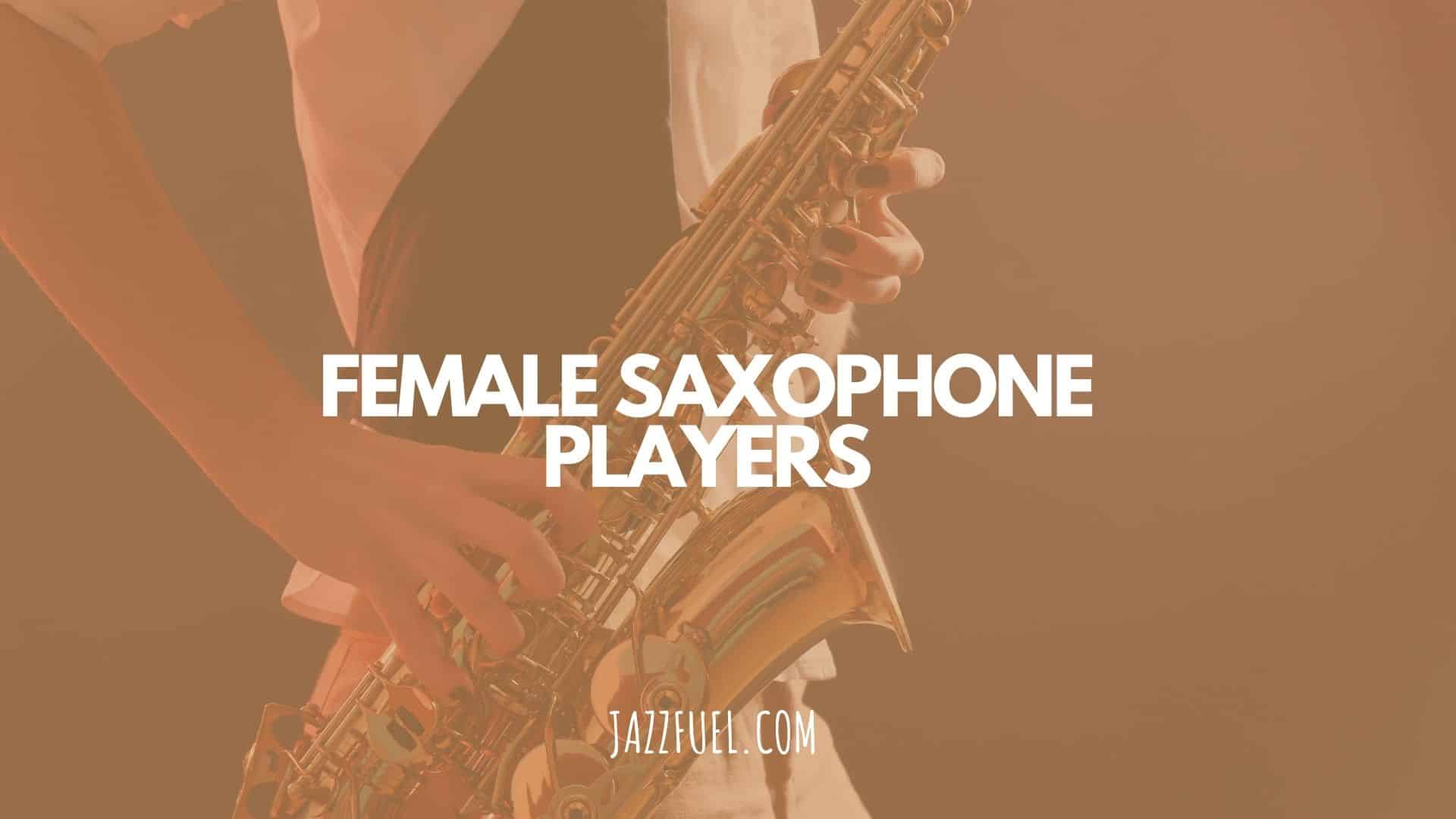 female saxophone players