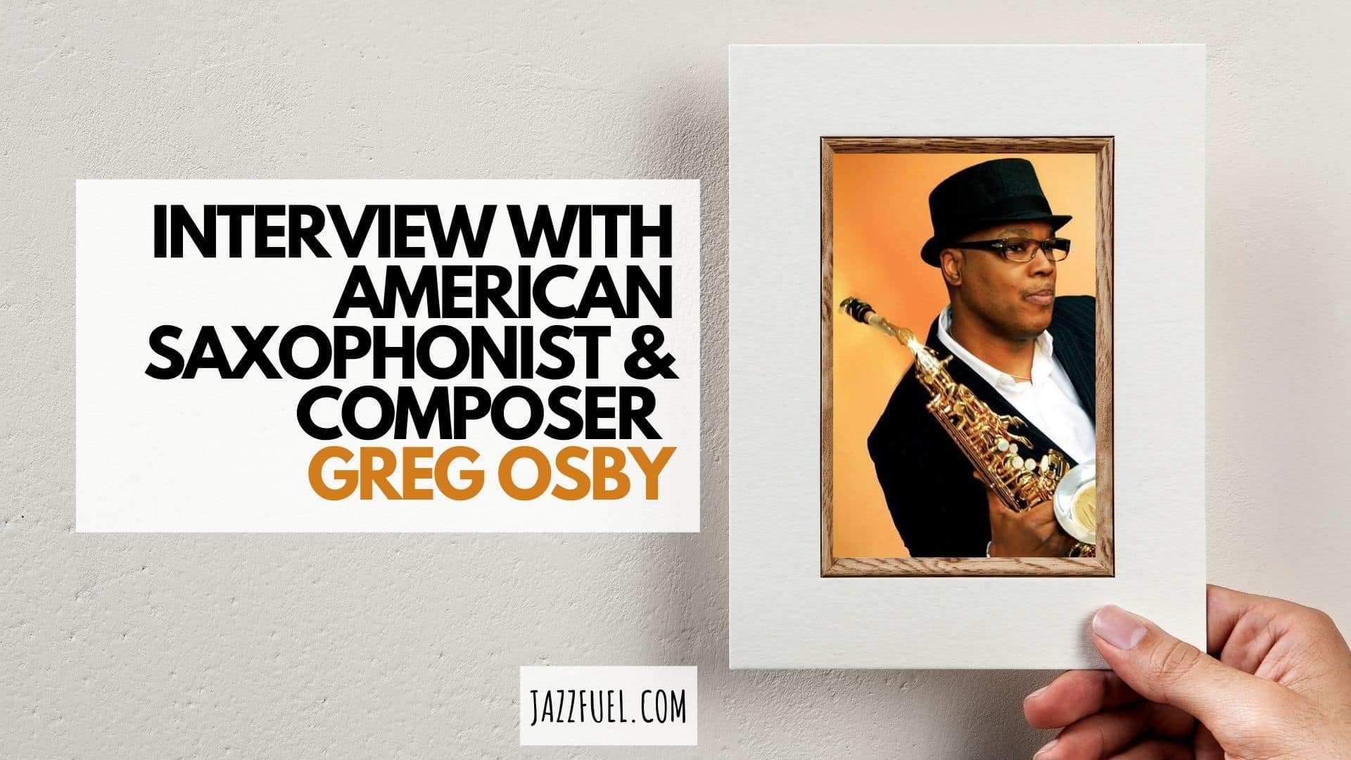 Interview with American Saxophone Great Greg Osby